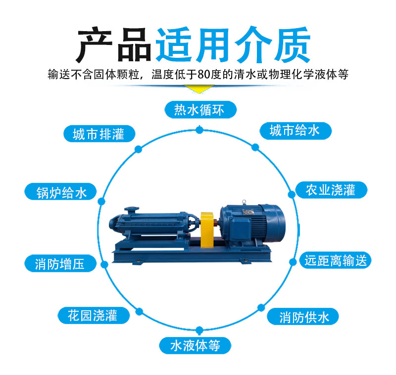 臥式多級離心適用工況